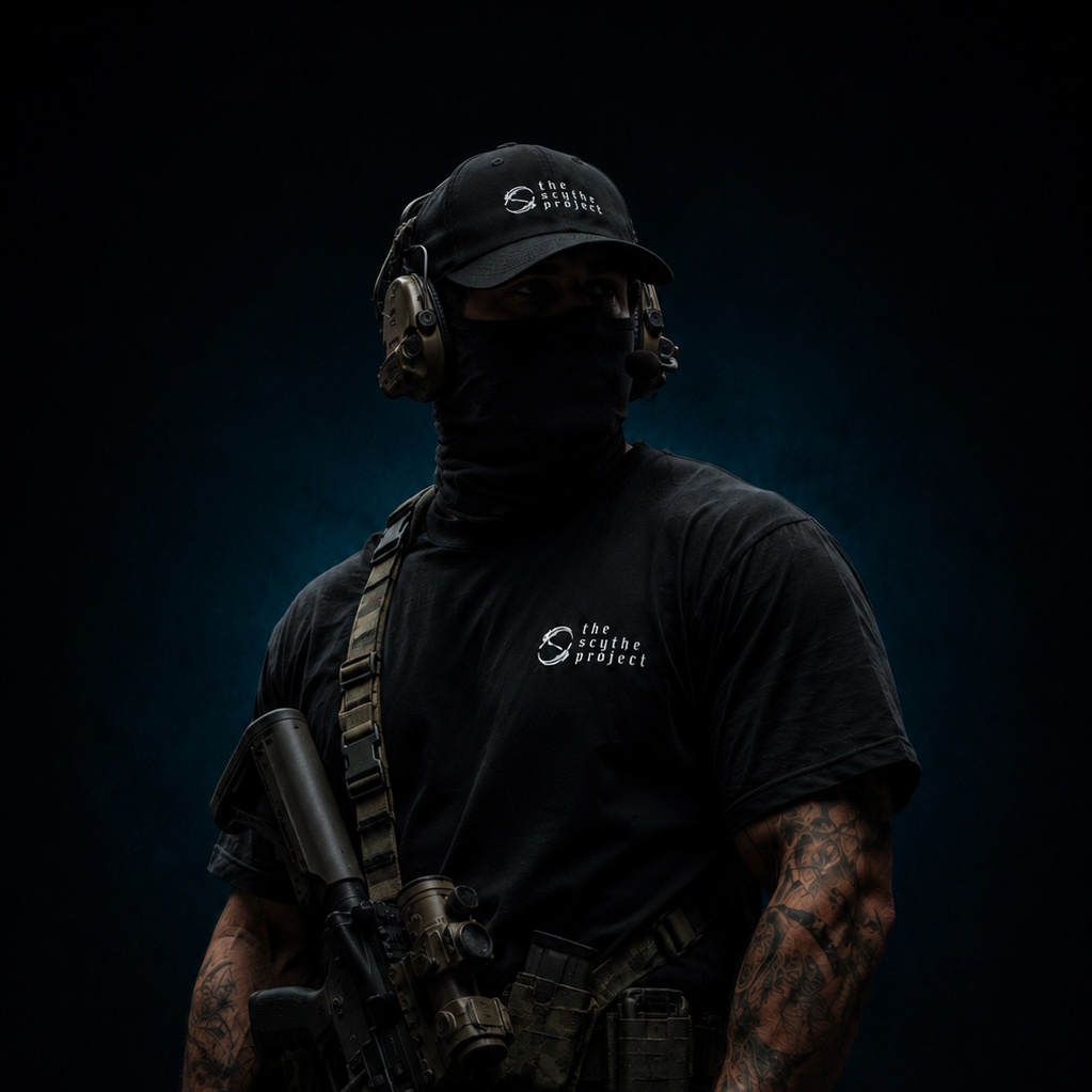 The Scythe Project Dad Cap & Operator Shirt